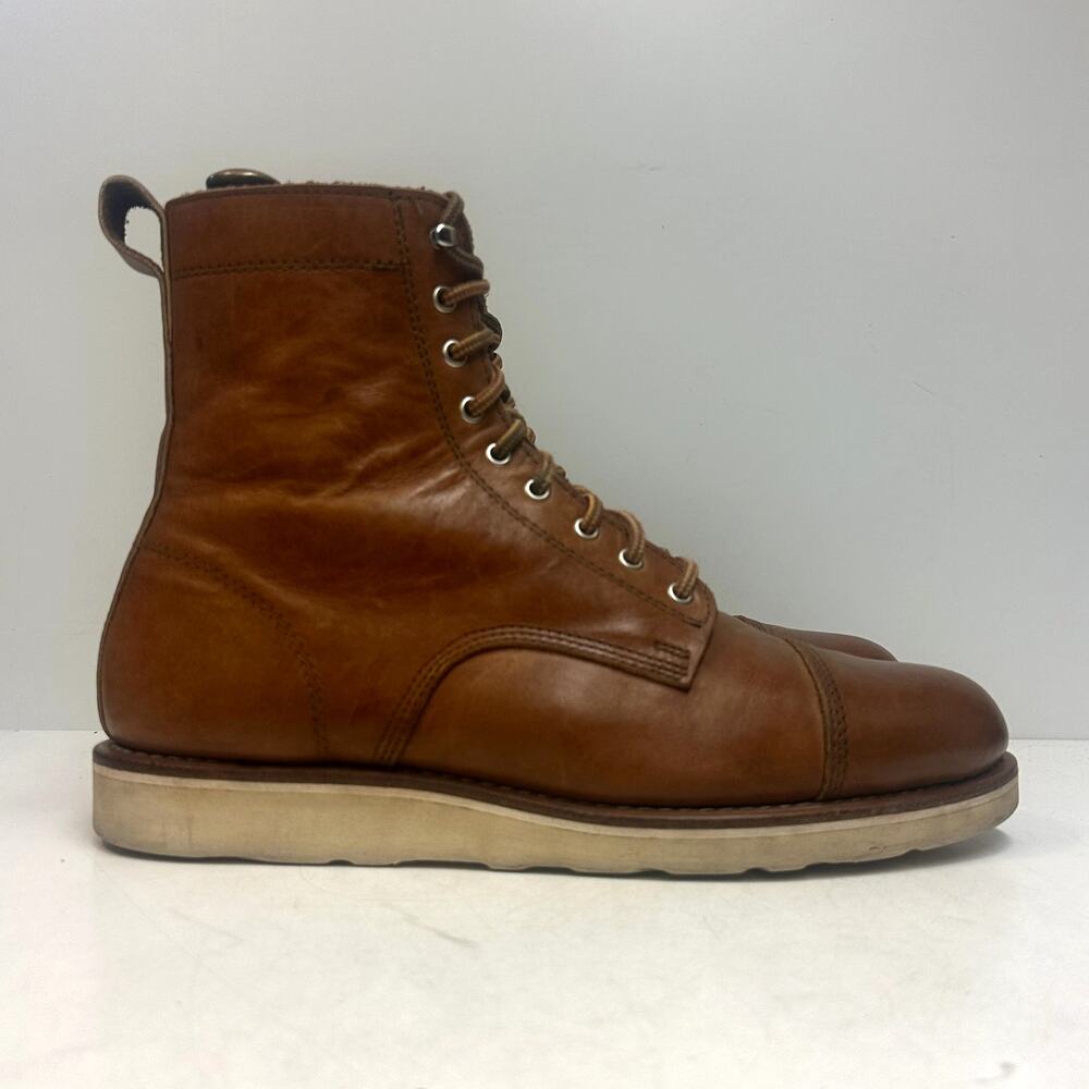 VGUC Rancourt & Co. x Helm x Huckberry Hunter Teak Cap Toe Boot Maine USA 10 D
